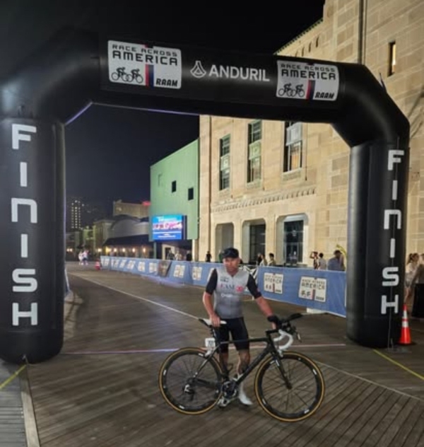 Shawn at the Finish in Atlantic City